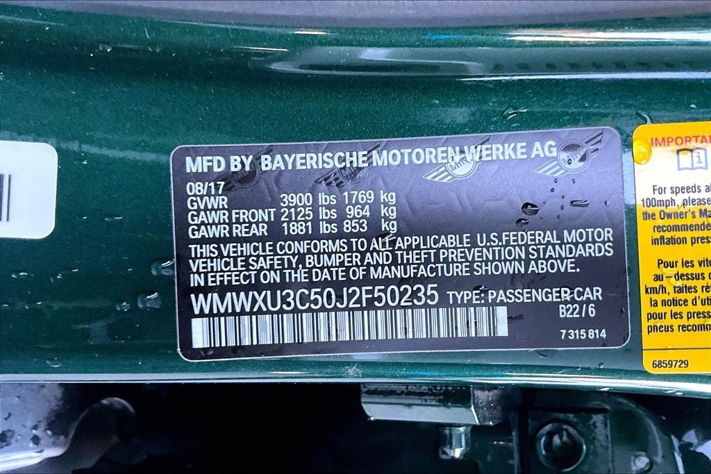 2018 MINI Hardtop Base