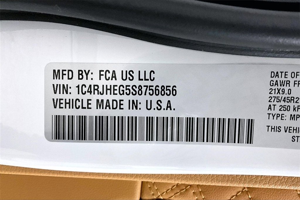 2025 Jeep Grand Cherokee Summit Reserve