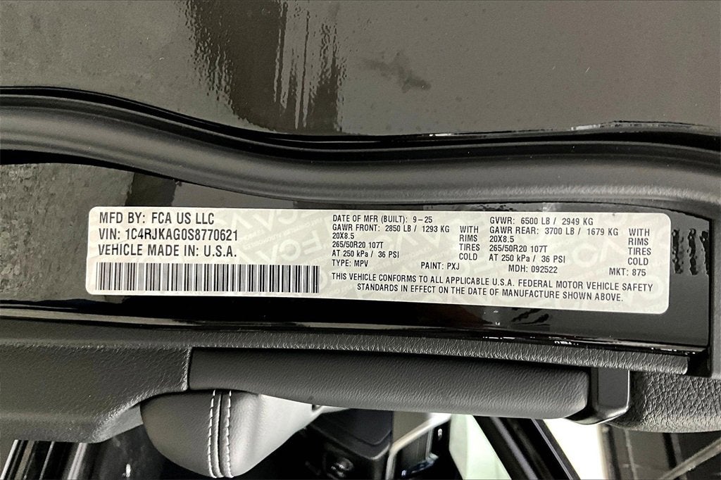 2025 Jeep Grand Cherokee L Altitude X