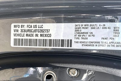 2026 RAM 2500 Warlock